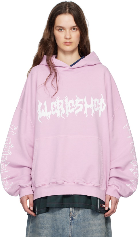 Photo: 032c Pink Faithless Oversized Hoodie