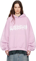032c Pink Faithless Oversized Hoodie