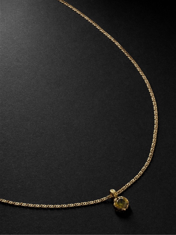 Photo: Healers Fine Jewelry - 18-Karat Gold Tourmaline Necklace