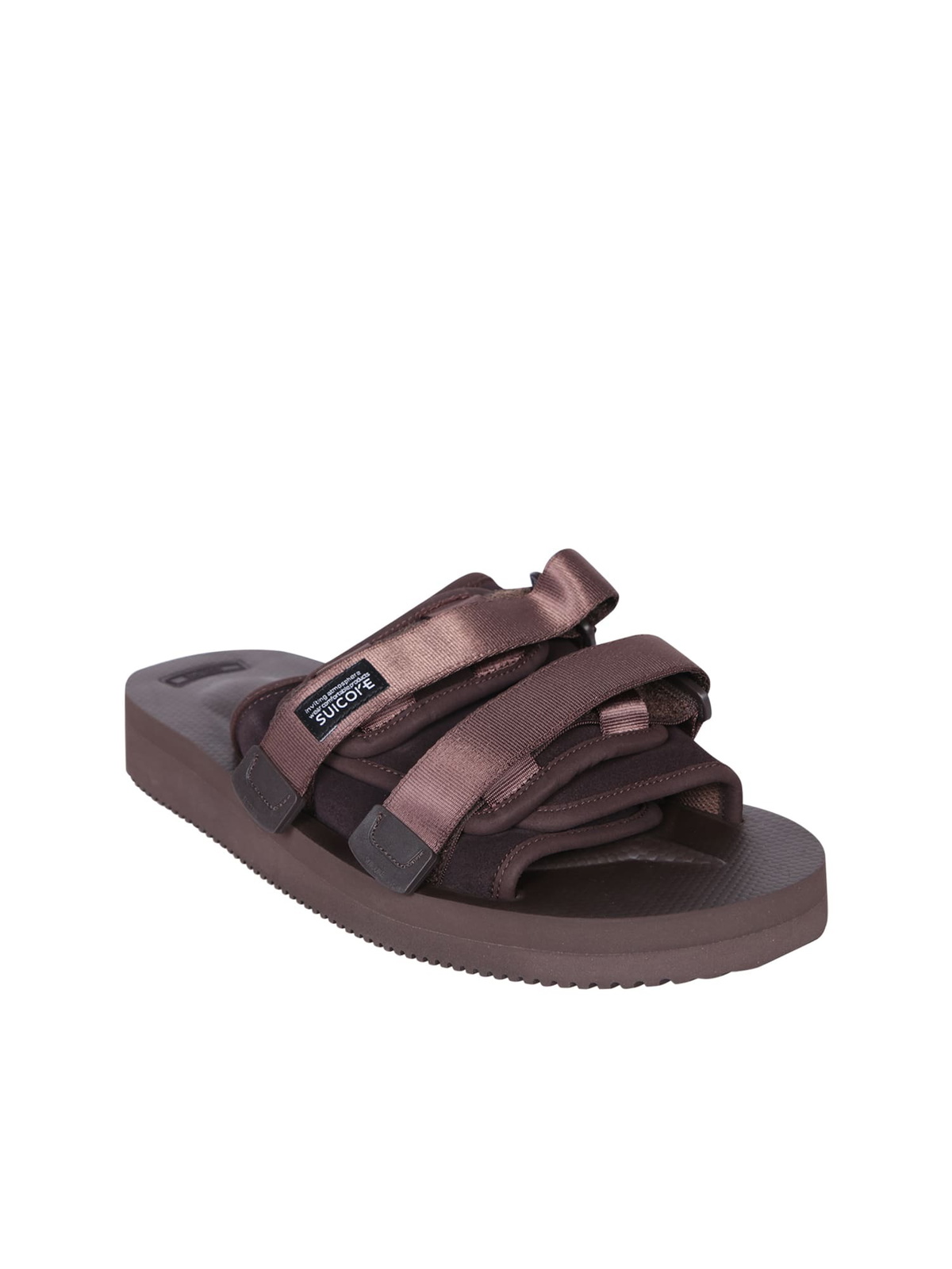 SUICOKE Moto Cab Brown Sandals
