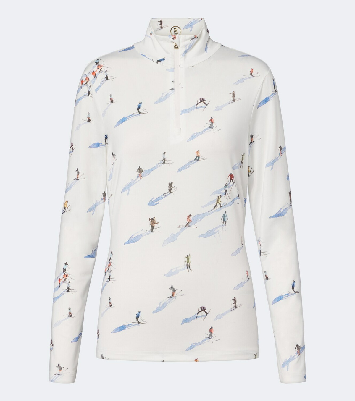 Bogner Beline printed zip-up ski top