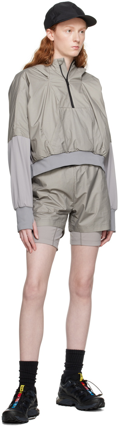 Templa Gray Layered Shorts