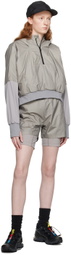 Templa Gray Layered Shorts