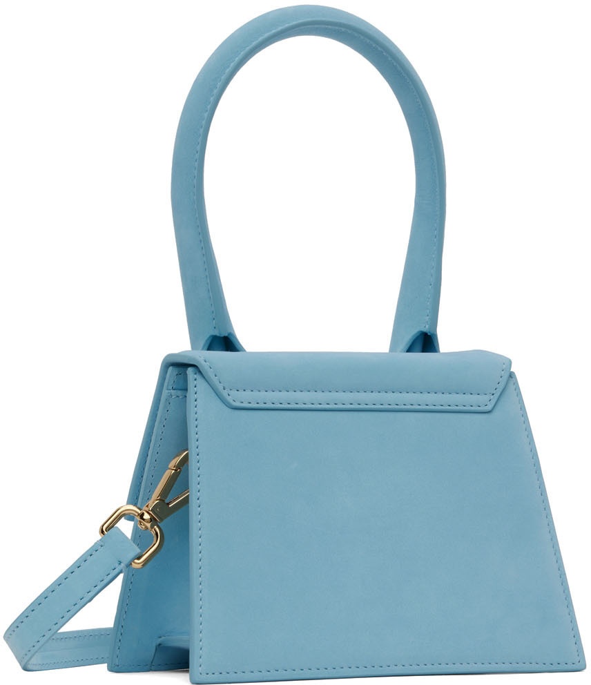 Jacquemus Blue Le Papier ‘Le Chiquito Moyen’ Top Handle Bag Jacquemus