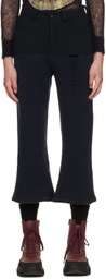 PONDER.ER SSENSE Exclusive Navy Jean Trousers