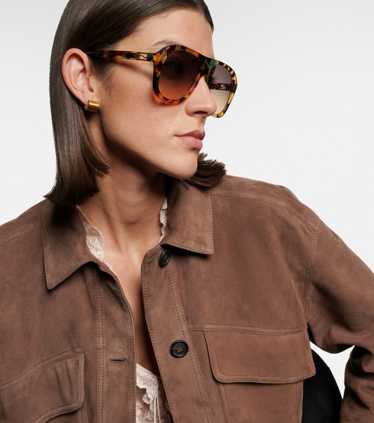 Fendi Baguette® aviator sunglasses