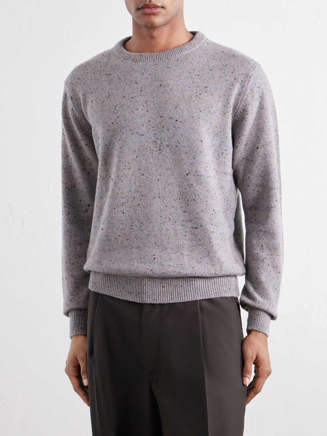 Begg & Co - Brennan Cashmere Sweater - Gray