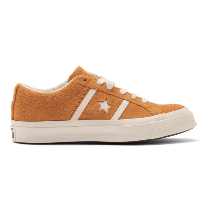 Photo: Converse Orange Suede One Star Ox Academy Time Capsule Sneakers