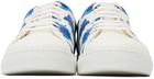 Paul Smith SSENSE Exclusive Off-White & Blue Basso Sneakers