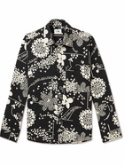 NN07 - Hans Floral Cotton-Blend Jacquard Shirt - Black