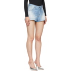 Diesel Blue Wide Denim Shorts