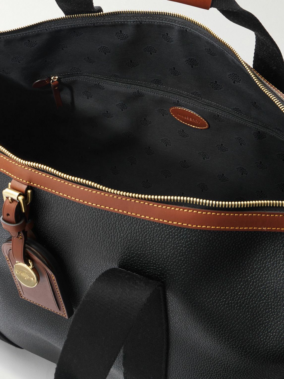 Mulberry - Leather-Trimmed Eco Scotchgrain Weekend Bag