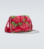 Loewe Paula's Ibiza Flamenco Mini beaded clutch
