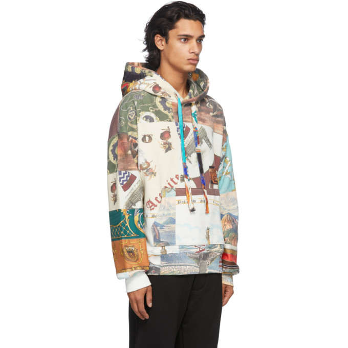 Multi color patch hoodie hot sale