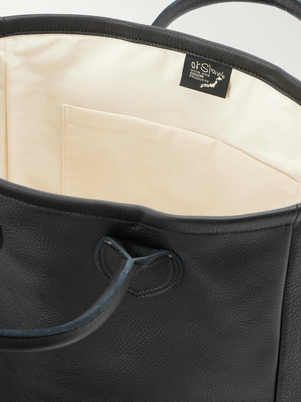 OrSlow - Leather Tote Bag - Black