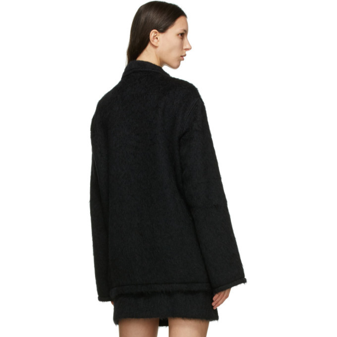 Our Legacy Black Wool Camp Cardigan Our Legacy