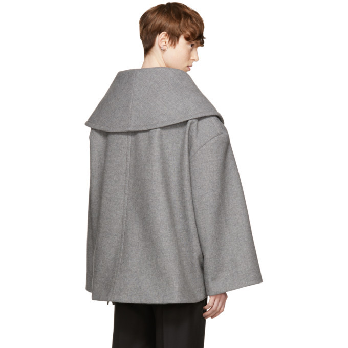 Jacquemus Grey Le Caban Short Coat Jacquemus