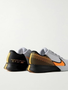 Nike Tennis - NikeCourt Air Zoom Vapor Pro 2 Rubber-Trimmed Mesh Tennis Sneakers - Gray