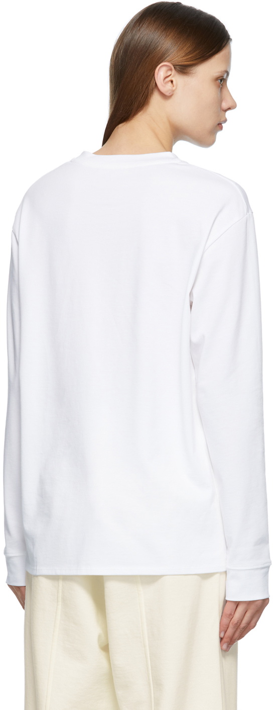 The Row White Ciles Long Sleeve T-Shirt