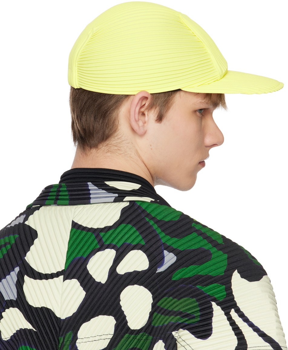 HOMME PLISSÉ ISSEY MIYAKE Yellow Pleats Cap Homme Plisse Issey Miyake