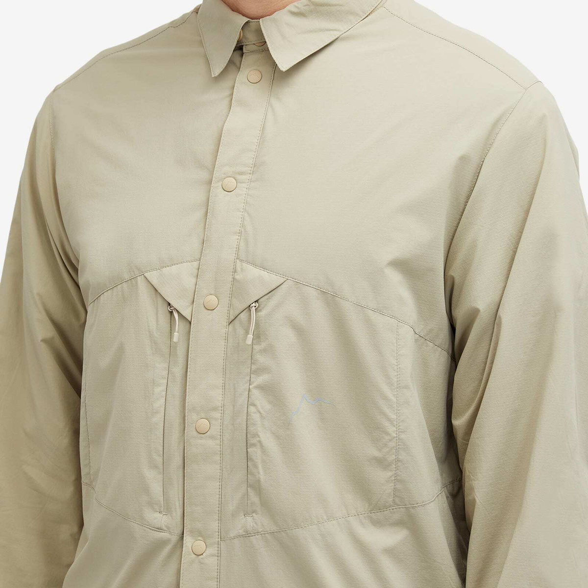 CAYL Men's Alpha Fleece Hiker Shirt in Beige CAYL