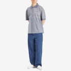 Polar Skate Co. Men's Pique Surf Polo Shirt in Heather Blue
