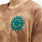 Good Morning Tapes Men's Sun Logo T-Shirt in Earth Dye