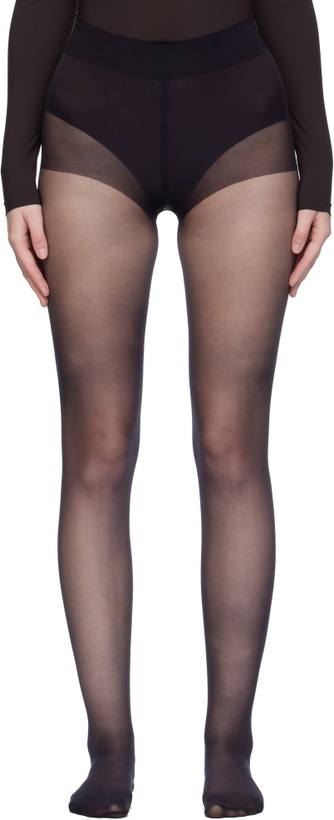 Photo: Wolford Black Pure 10 Tights