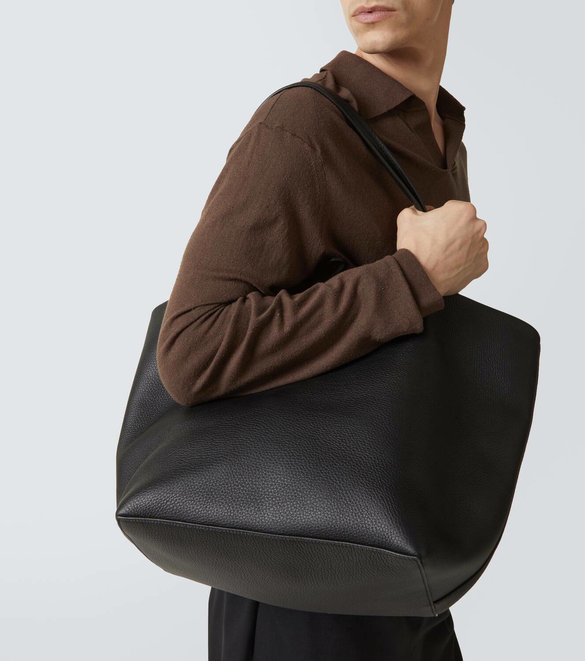 The Row Park XL leather tote bag The Row