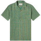 Kestin Men's Crammond Short Sleeve Shirt in Green Check