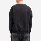 Fucking Awesome Men's Little Stamp Snow Wash Sweatshirt in Black