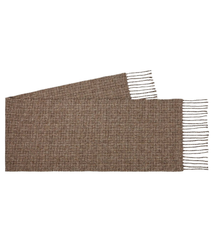 Photo: Loro Piana Moulin cashmere tweed scarf