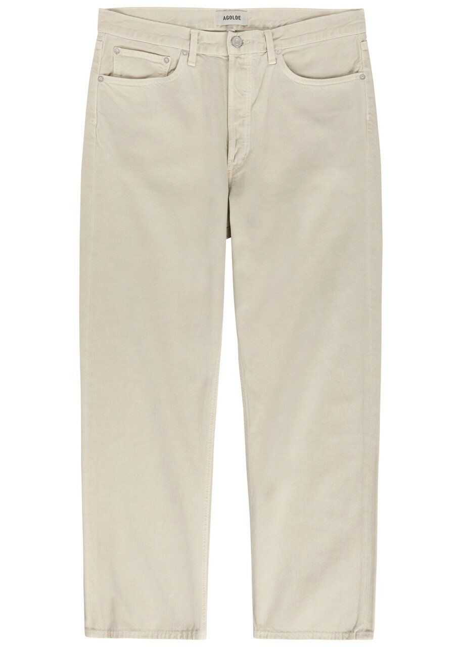 Agolde 90s Straight-leg Jeans Ecru