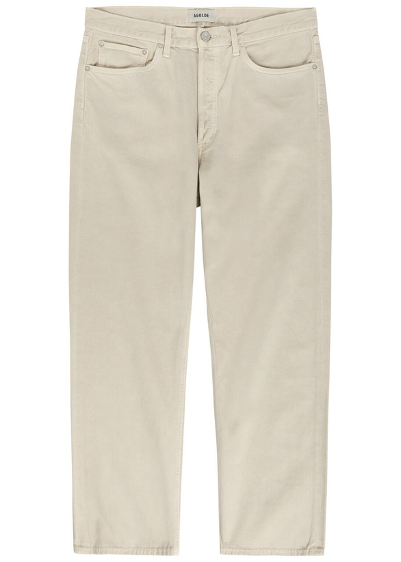 Photo: Agolde 90s Straight-leg Jeans Ecru