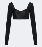 Dolce&Gabbana Satin bra top