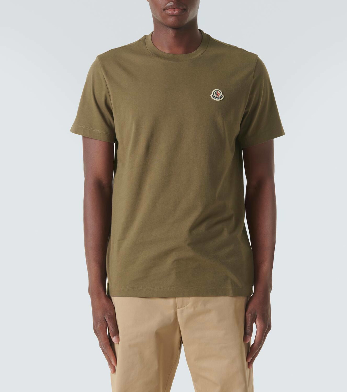 Moncler Set of 3 logo cotton jersey T-shirts Moncler