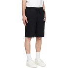 BALMAIN Black 'Balmain' Vine Print Sweat Shorts