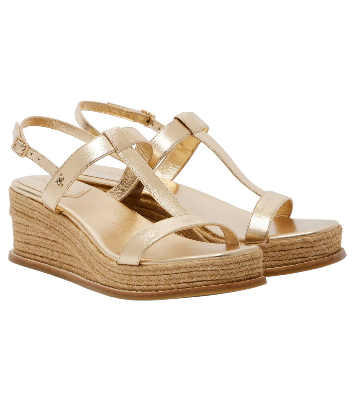 【JIMMY CHOO】Kiara Wedge 80-Ocan ★関税送料込み Jimmy Choo Kiara Wedge 80 In Ecru/champagne | ModeSens