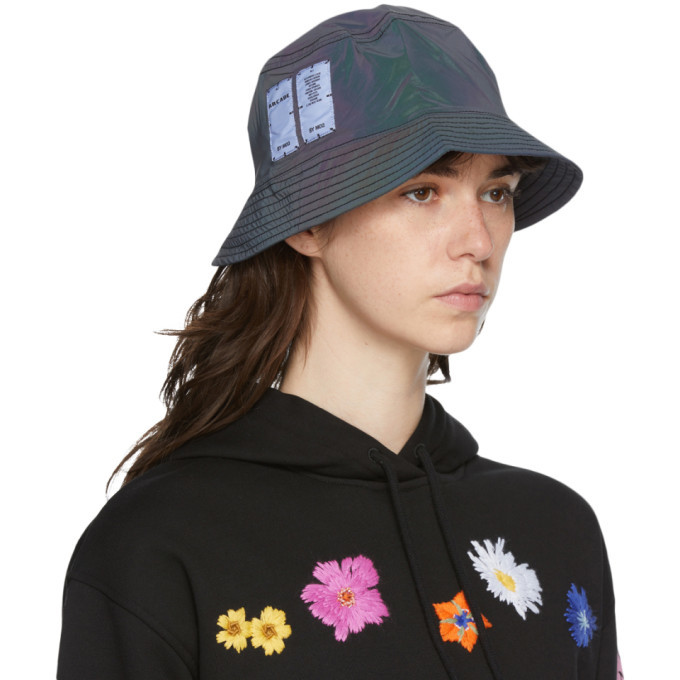 MCQ Grey Arcade Reflective Bucket Hat McQ Alexander McQueen