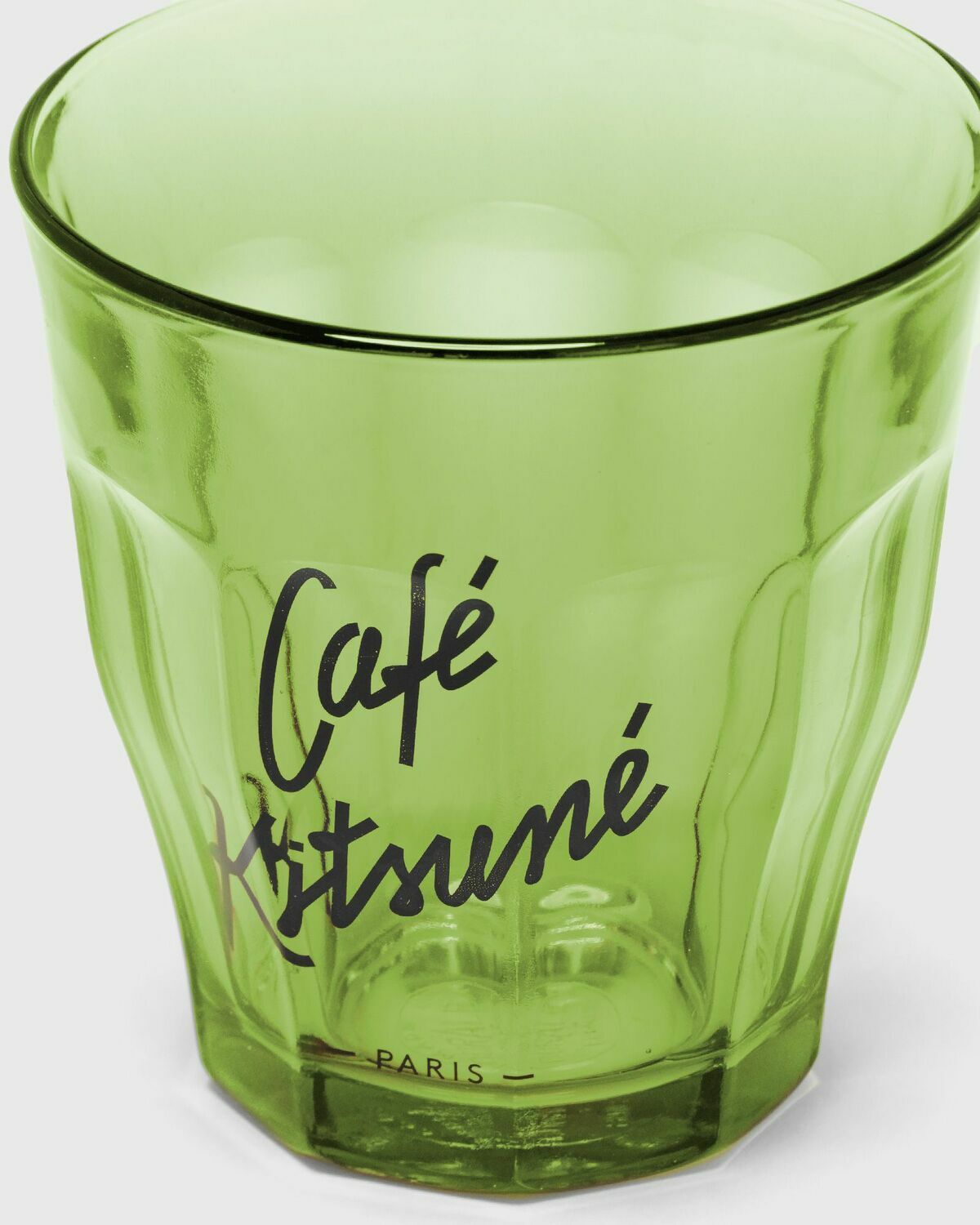 Maison Kitsune CAFE KITSUNE GLASS DURALEX "LE PICARDIE"" 25cl Green Mens Kitchen- & Tableware
