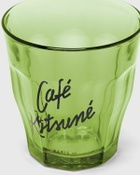 Maison Kitsune CAFE KITSUNE GLASS DURALEX "LE PICARDIE"" 25cl Green Mens Kitchen- & Tableware