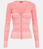 Staud Striped cardigan