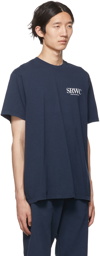 Sporty & Rich Navy Upper East Side T-Shirt