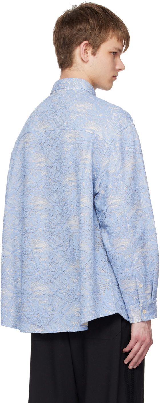 A PERSONAL NOTE 73 Blue Floral Shirt