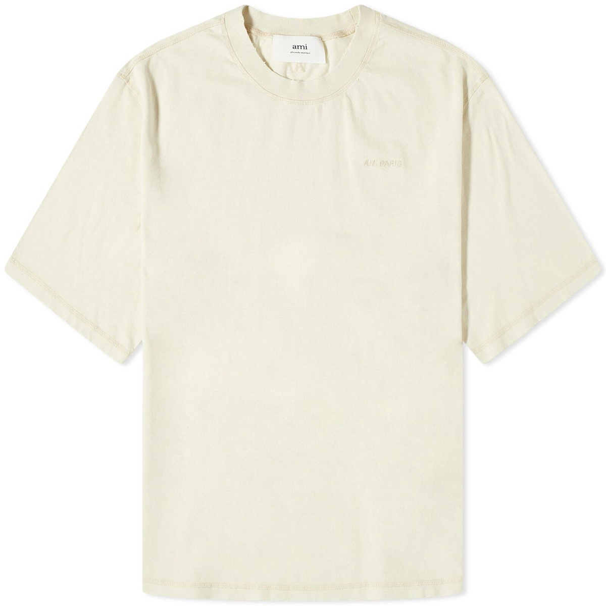 AMI Paris★オフホワイト Fade Out Tシャツ Ami - FADE OUT T-shirt | HBX - Globally Curated Fashion and