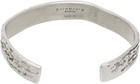 RAINMAKER KYOTO Silver Yamazaki Wax Casting Crafts Edition Narrow Bangle Bracelet