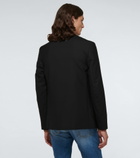 Maison Margiela - Collarless virgin wool blazer