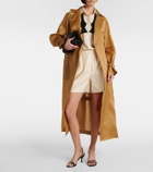 Max Mara Sacco silk organza trench coat