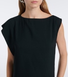 Jacquemus Drapée jersey maxi dress