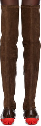 Kiko Kostadinov Brown Sonia High Boots